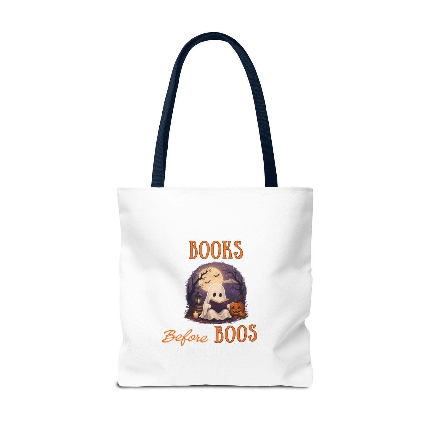 Halloween Tote Bag – Books Before Boos Book Lover Carryall