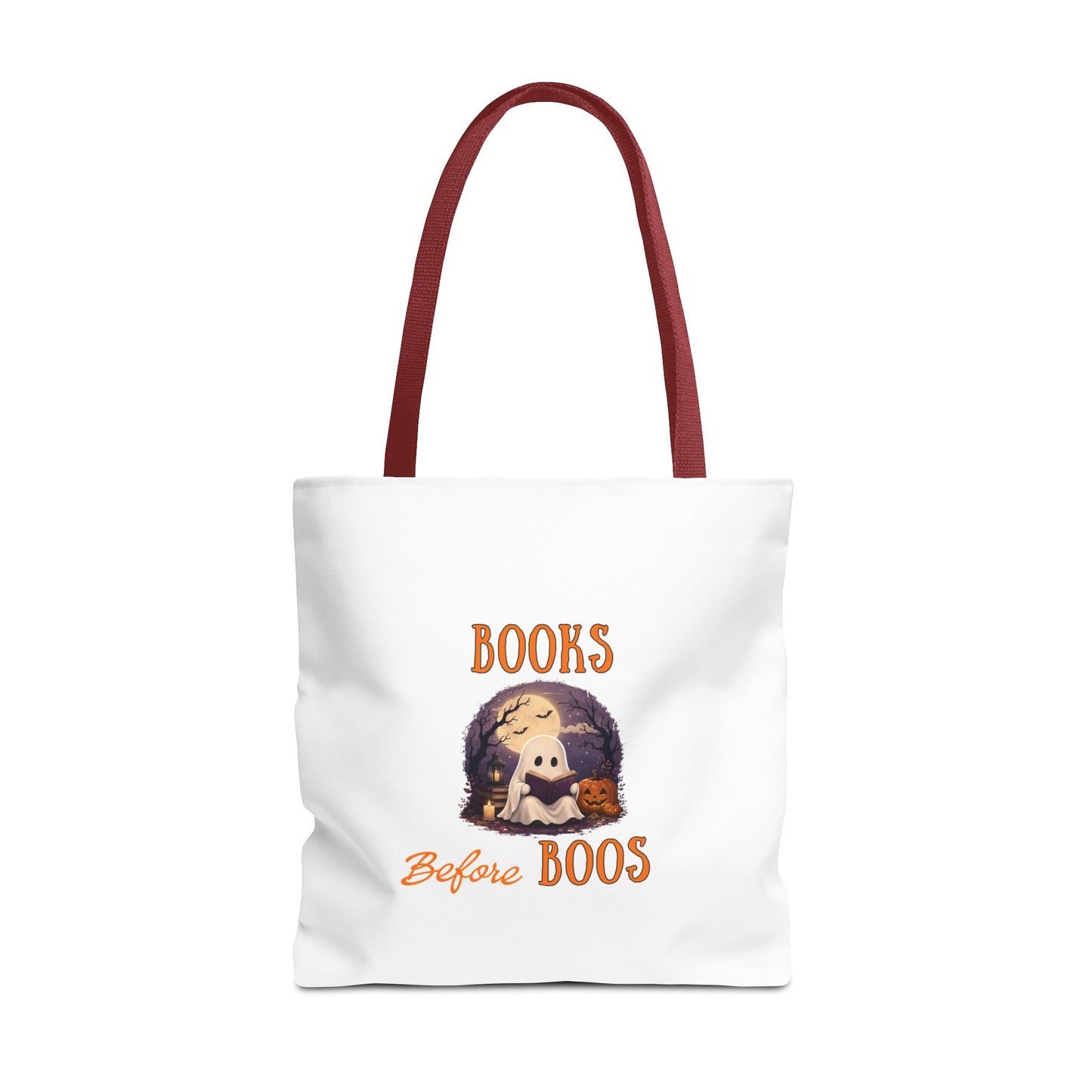 Halloween Tote Bag – Books Before Boos Book Lover Carryall