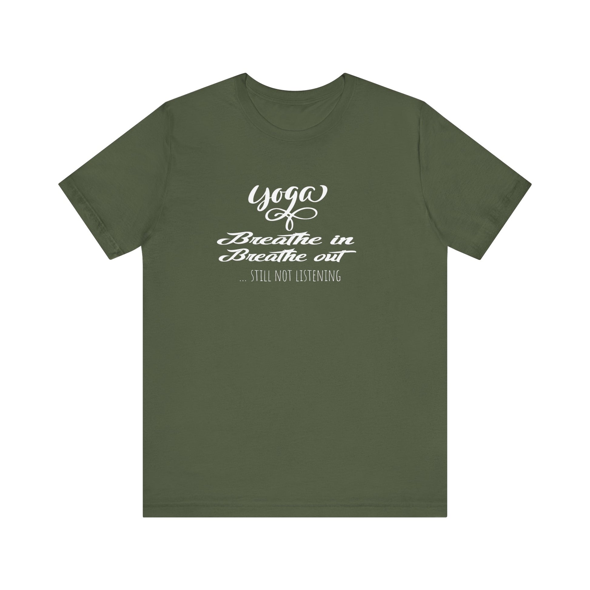 Quirky yoga T-shirt - Military Green