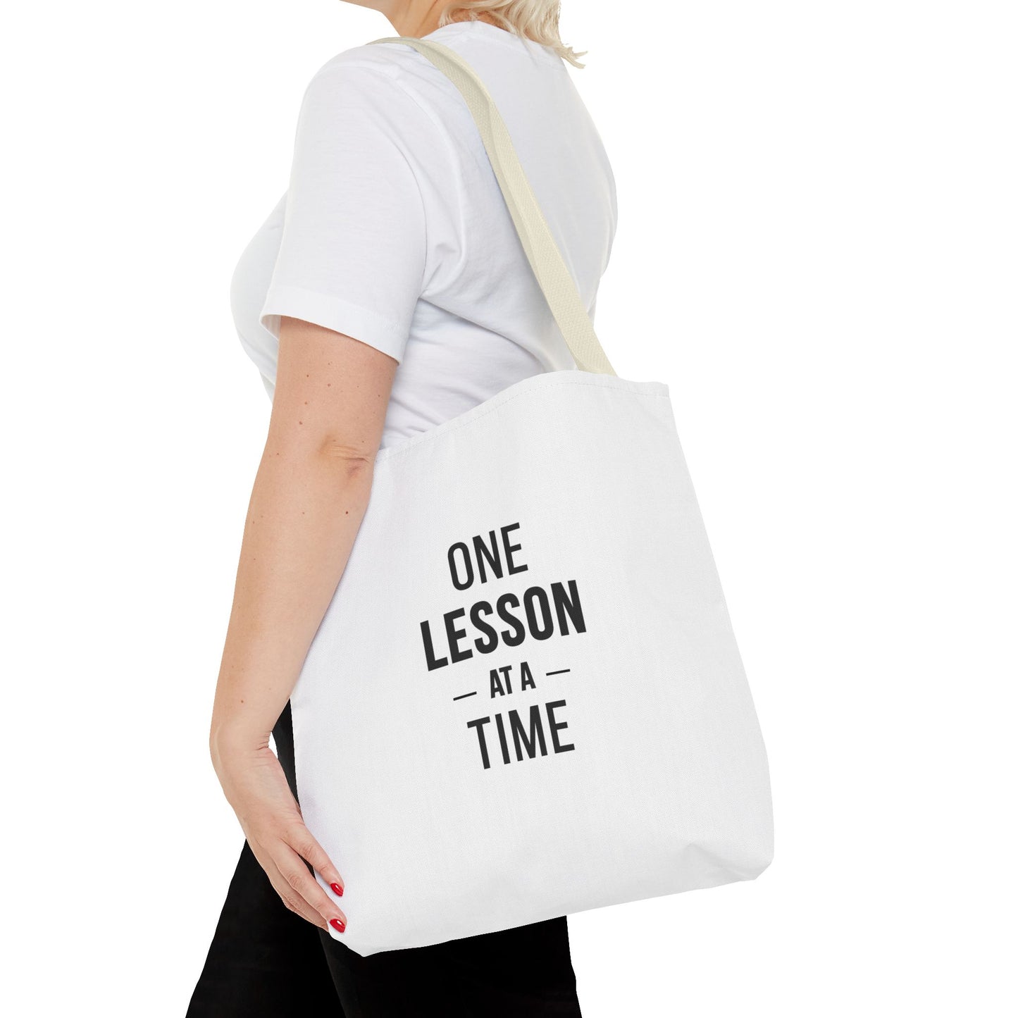 Teacher Gift Bags – One Lesson at a Time Inspirational Tote