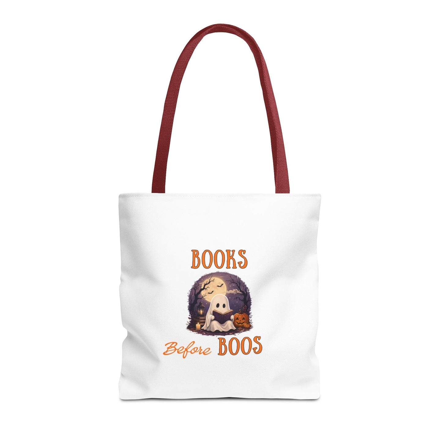 Halloween Tote Bag – Books Before Boos Book Lover Carryall