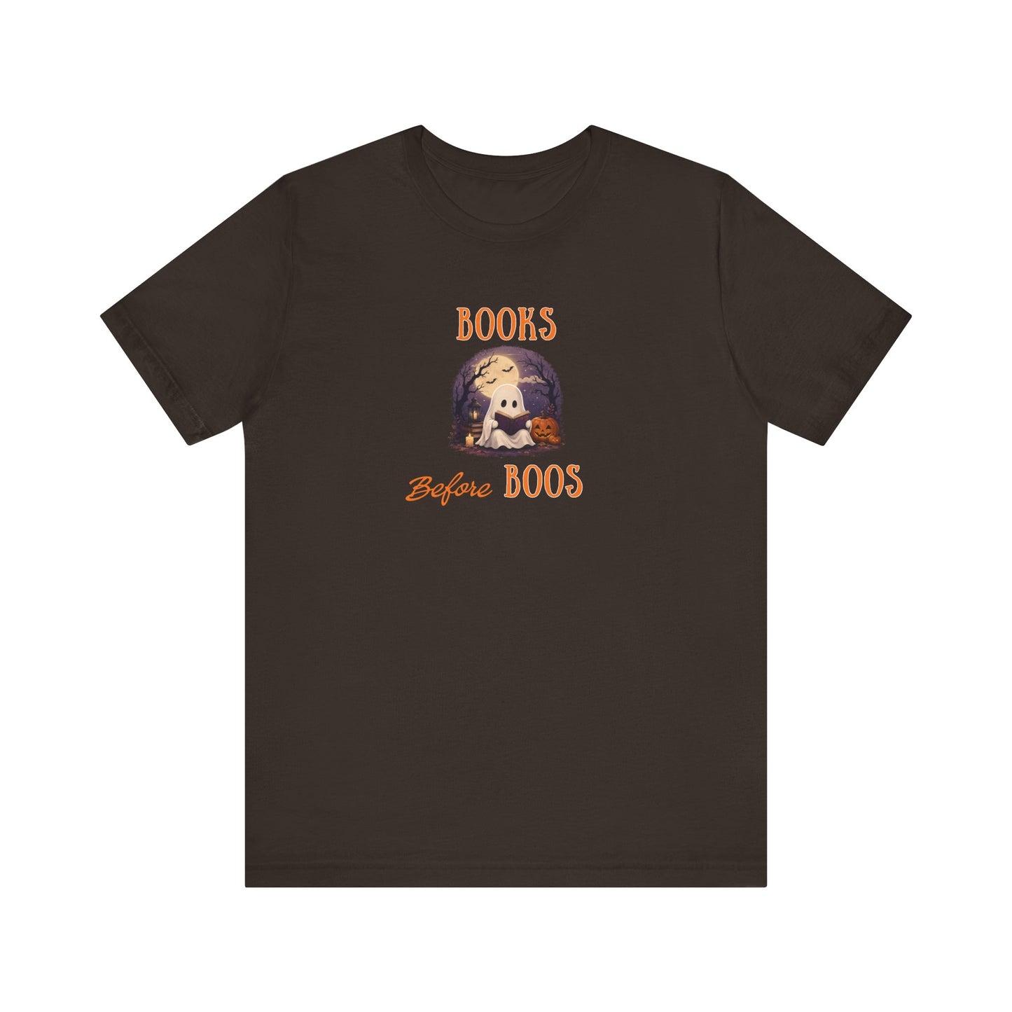 Halloween Shirt – Books Before Boos Ghost Reading Tee