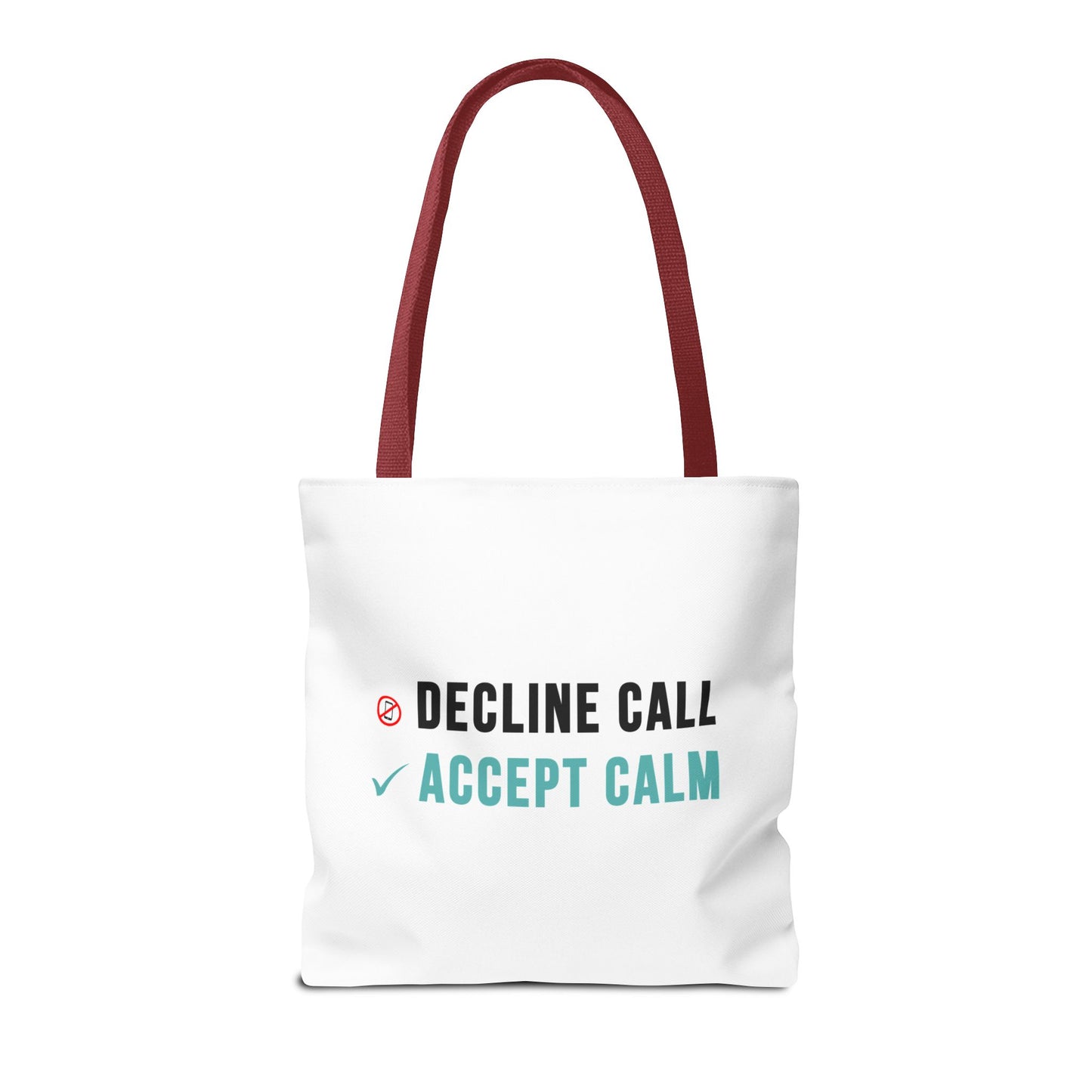 Wellness Tote Bag – Decline the Noise, Carry the Calm