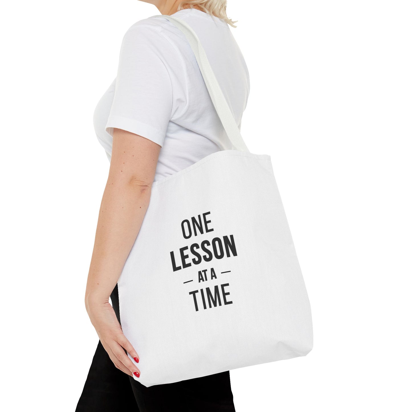 Teacher Gift Bags – One Lesson at a Time Inspirational Tote