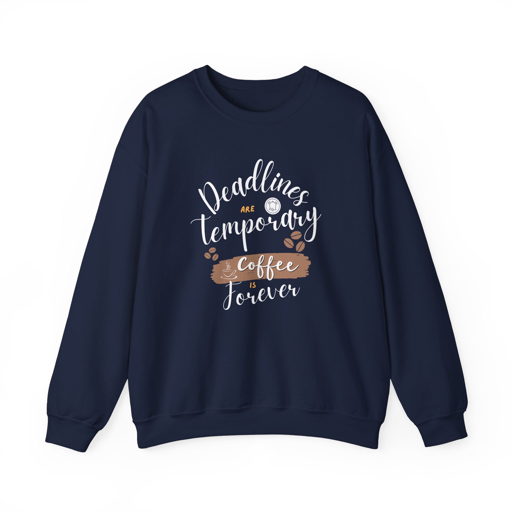 Cozy coffee enthusiast sweatshirt - navy