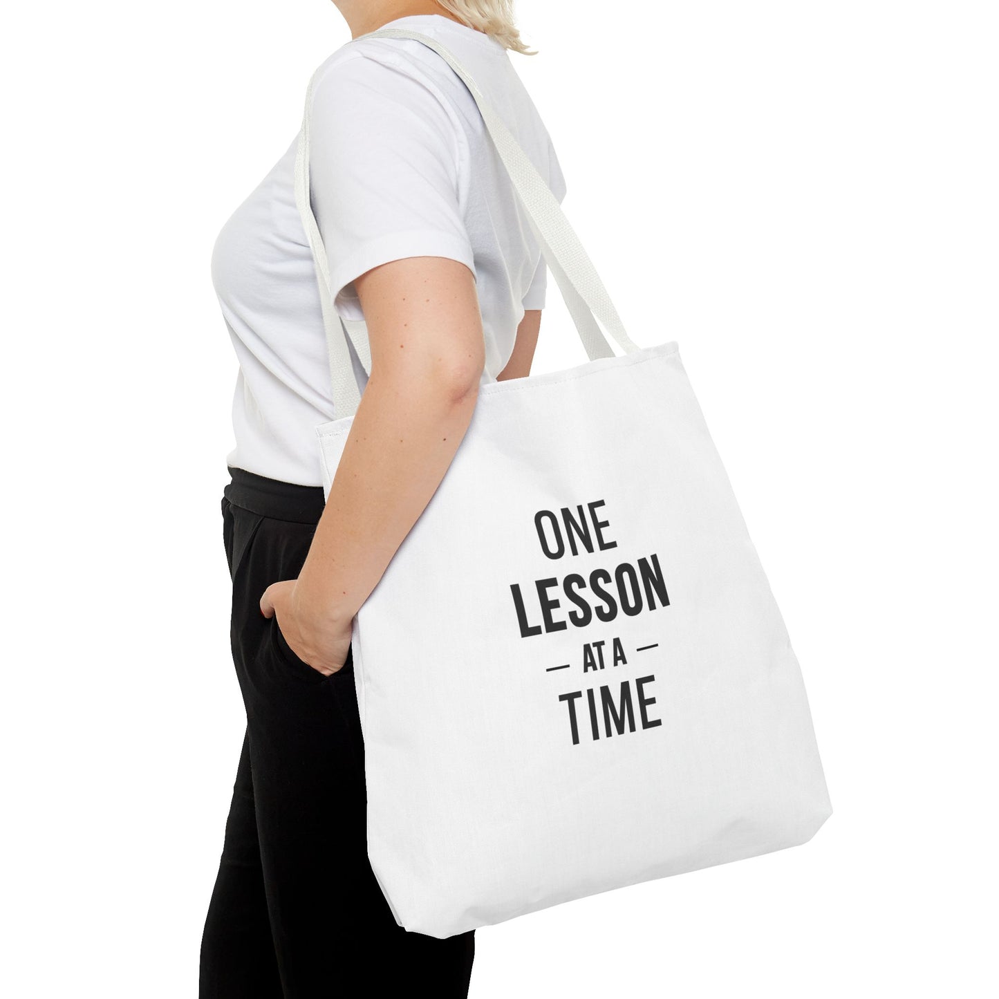 Teacher Gift Bags – One Lesson at a Time Inspirational Tote