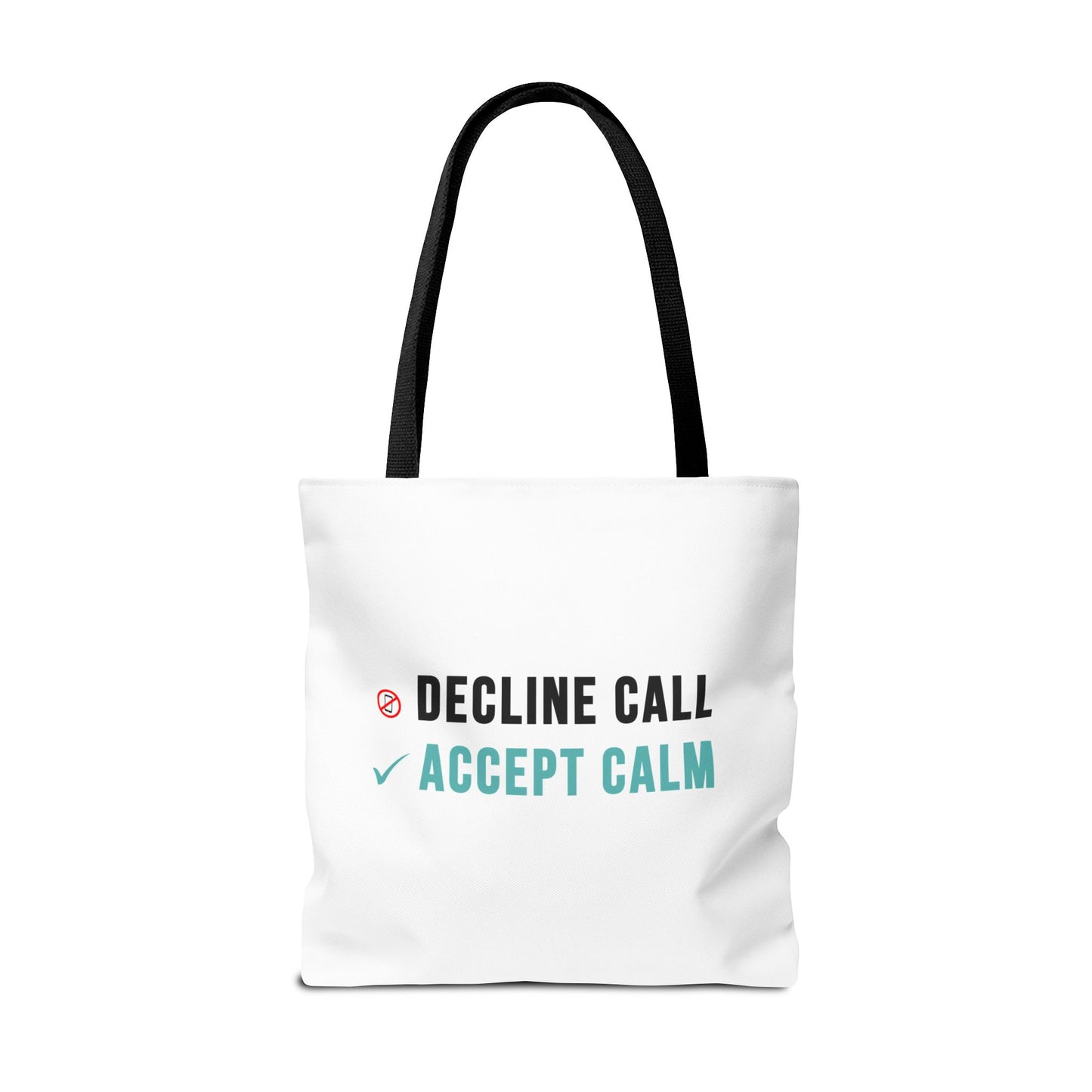 Wellness Tote Bag – Decline the Noise, Carry the Calm