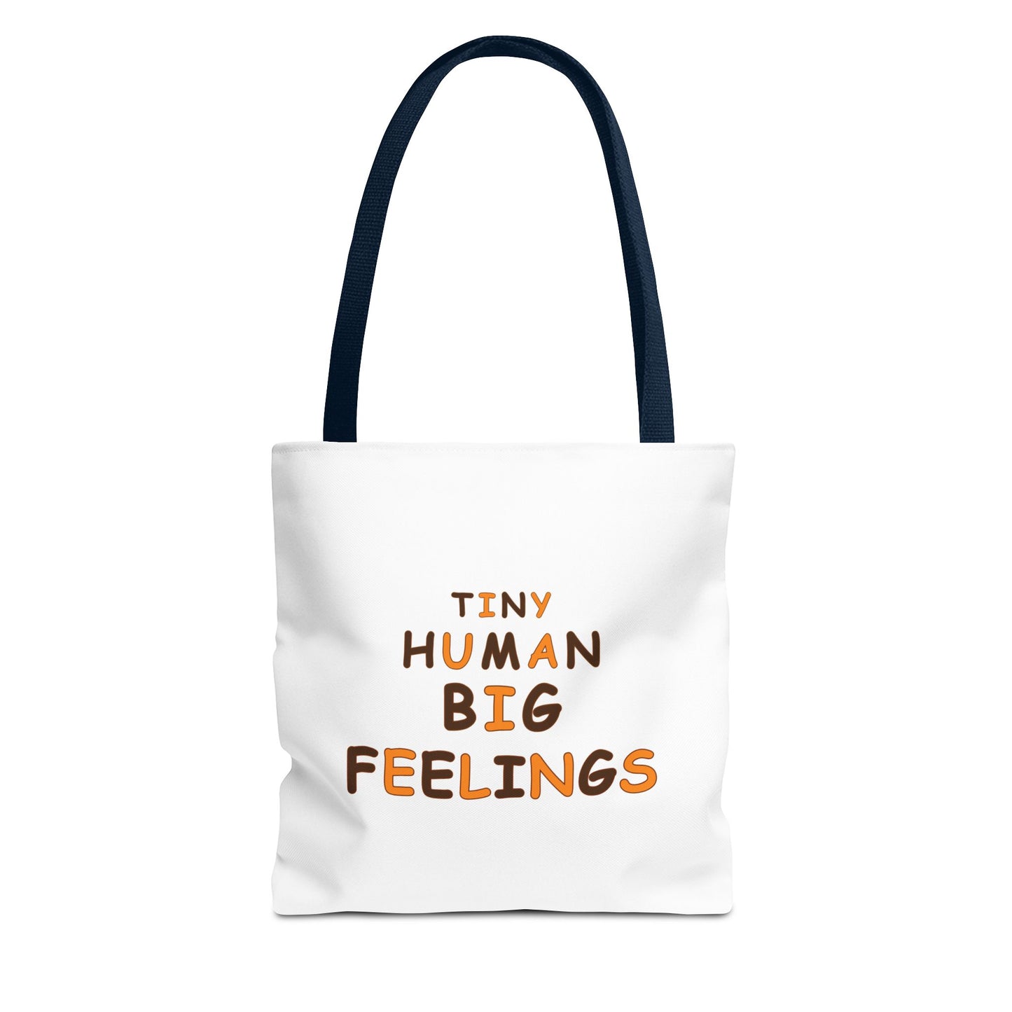 Teacher Tote Bag – Tiny Human Big Feelings Canvas Carryall