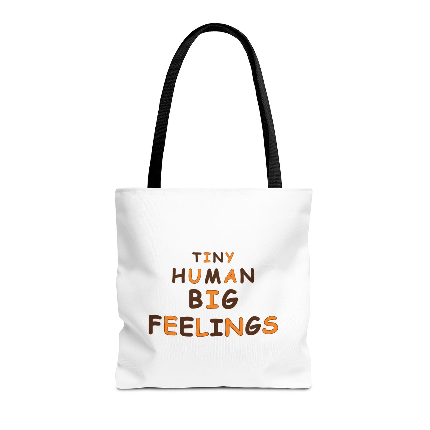 Teacher Tote Bag – Tiny Human Big Feelings Canvas Carryall