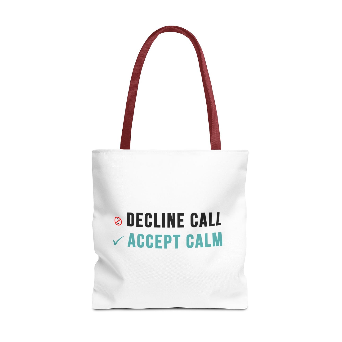 Wellness Tote Bag – Decline the Noise, Carry the Calm