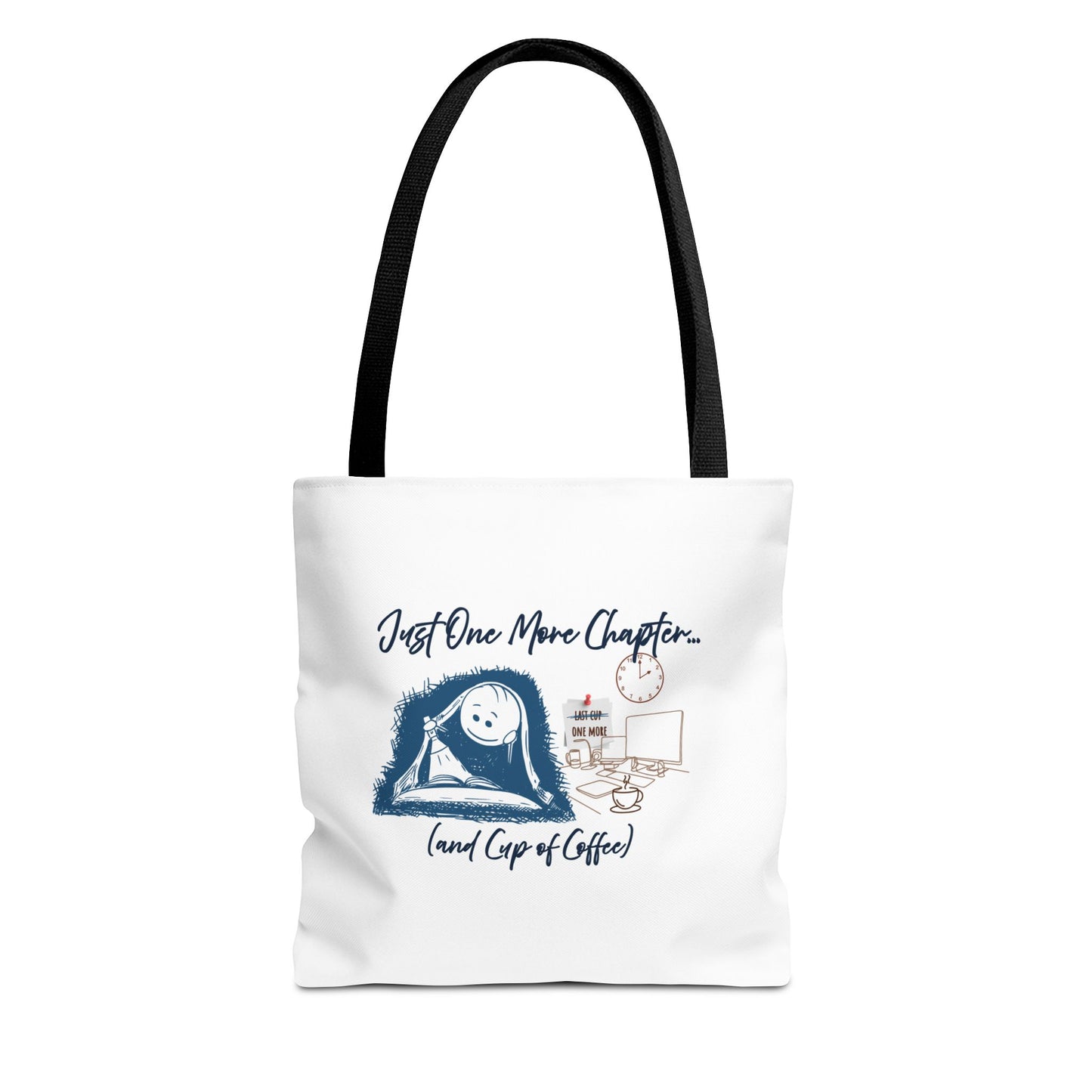 Just One More Chapter Tote Bag – Stylish Carry-All for Bookworms