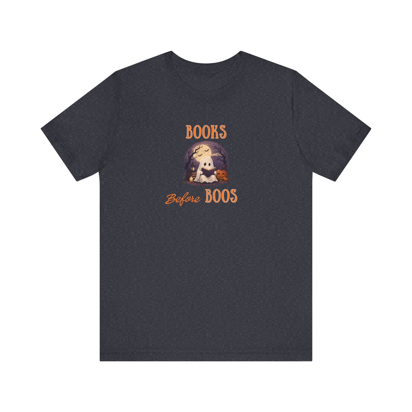 Halloween Shirt – Books Before Boos Ghost Reading Tee