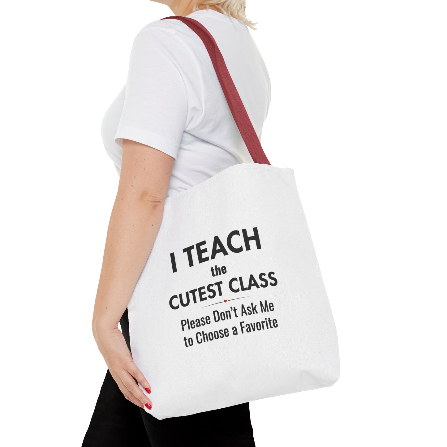 Teacher Canvas Bag – I Teach the Cutest Class Tote