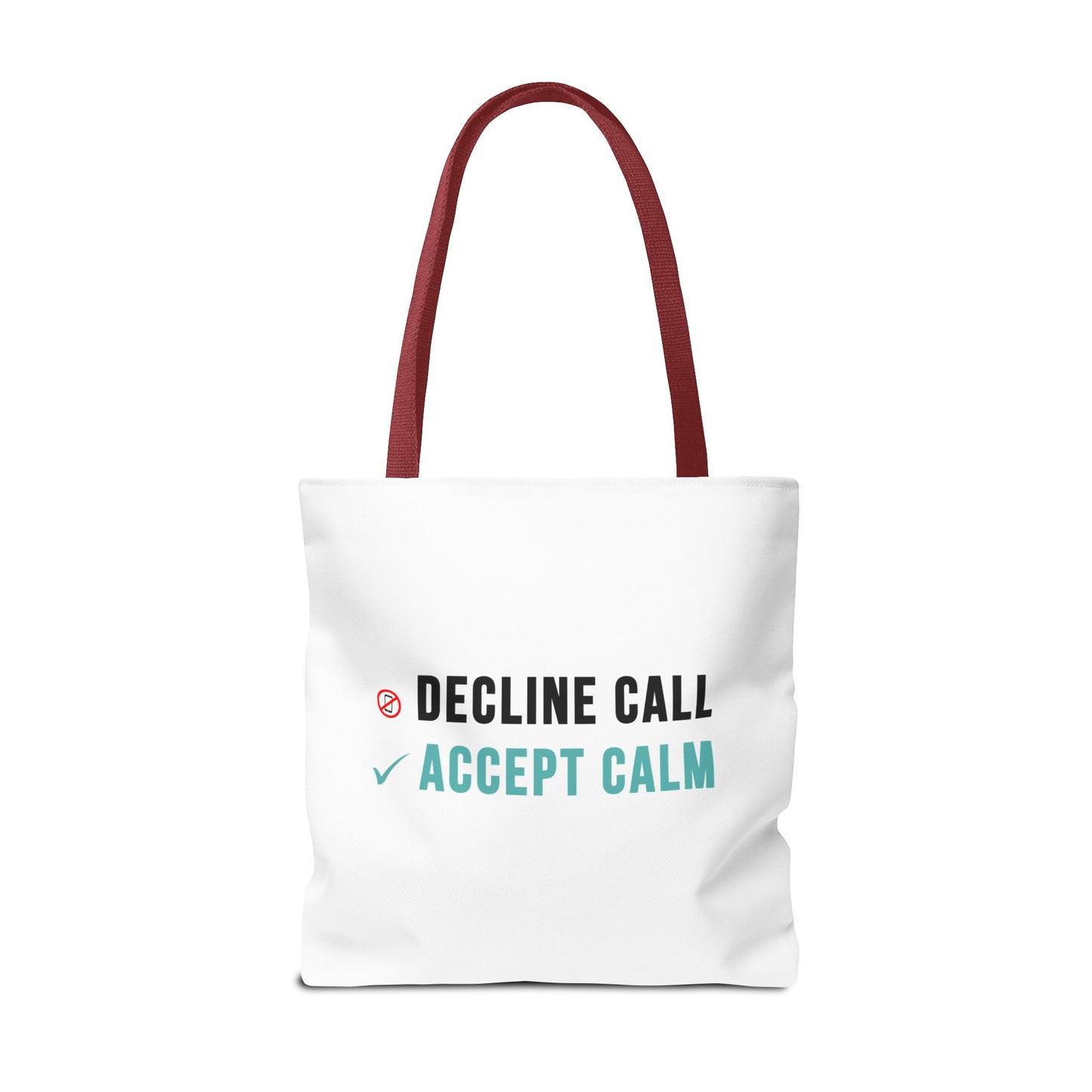 Wellness Tote Bag – Decline the Noise, Carry the Calm