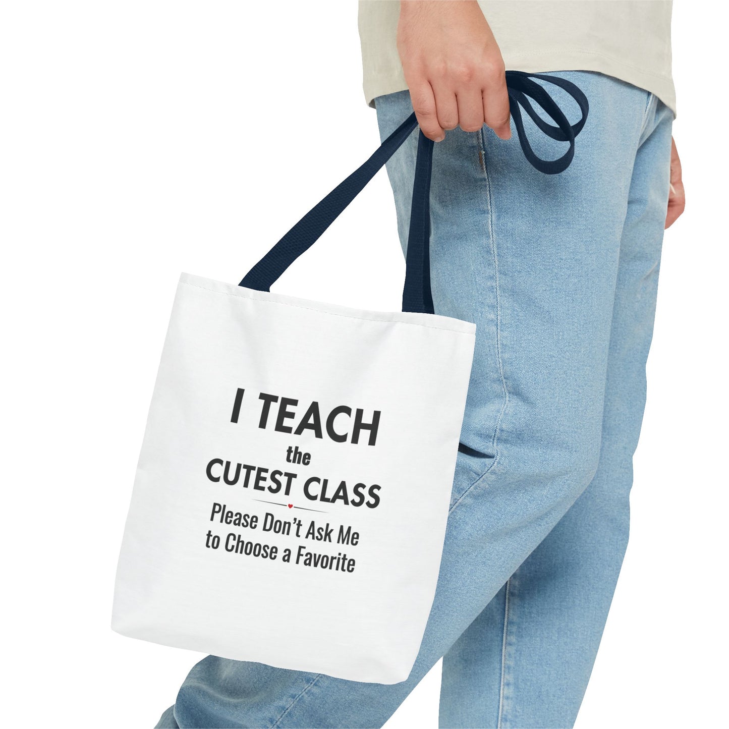 Teacher Canvas Bag – I Teach the Cutest Class Tote