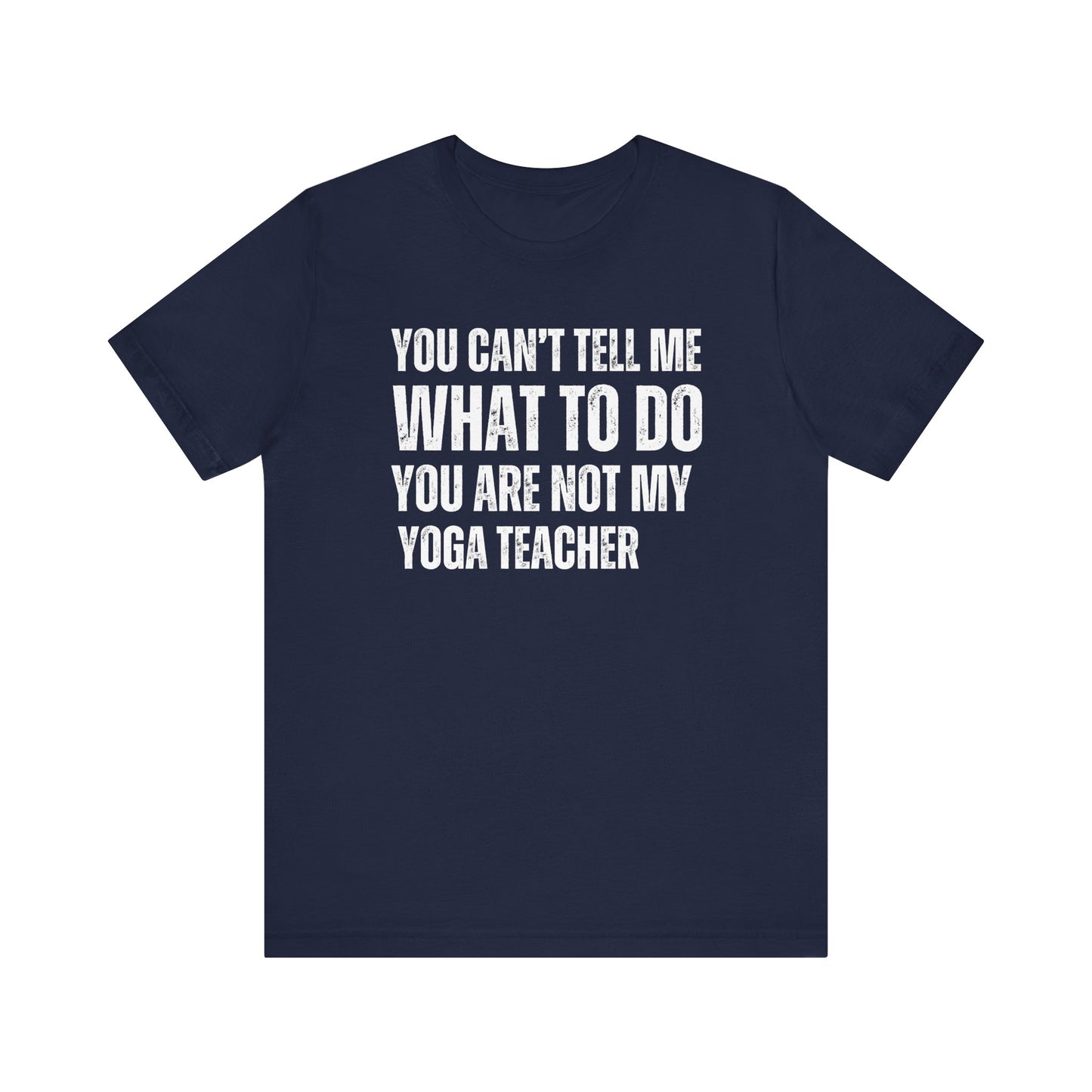 Playful yoga T-shirt - Navy