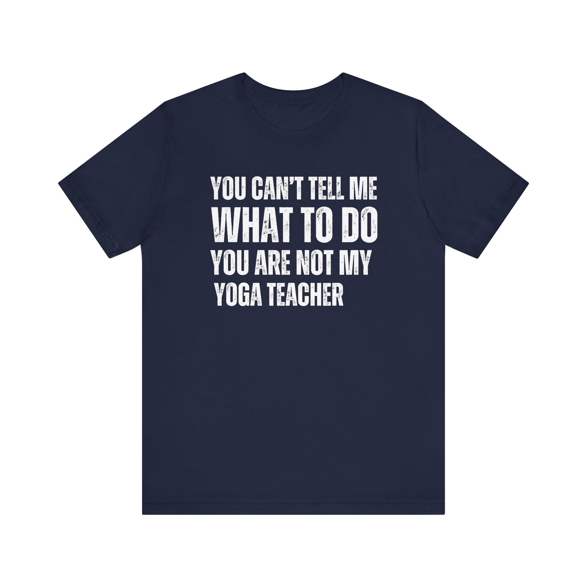 Playful yoga T-shirt - Navy