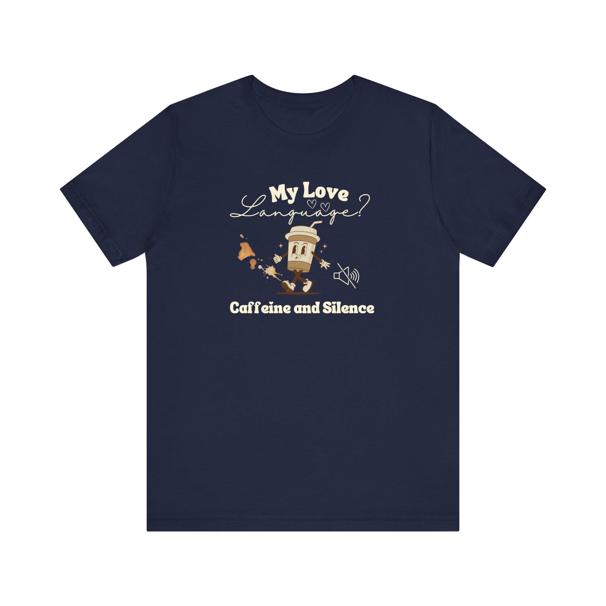 Funny coffee lover t-shirt - navy
