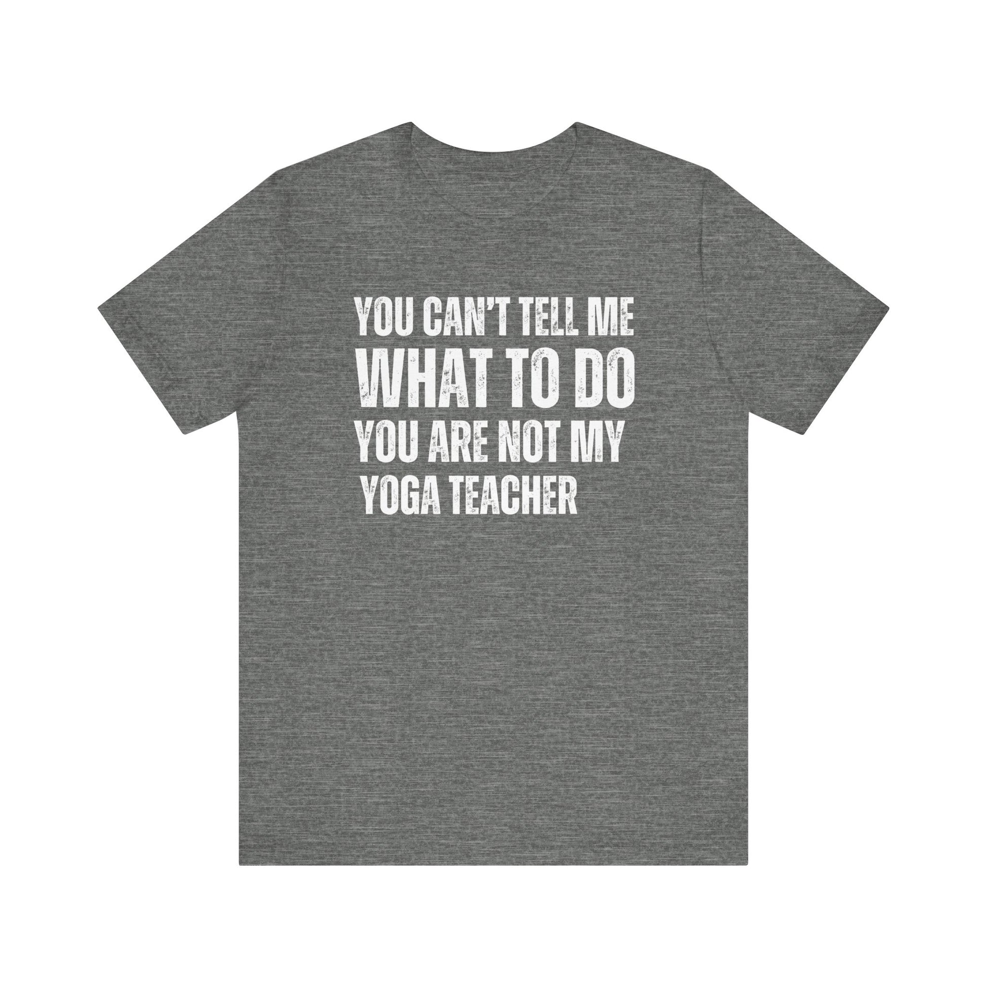 Playful yoga T-shirt - Deep Heather