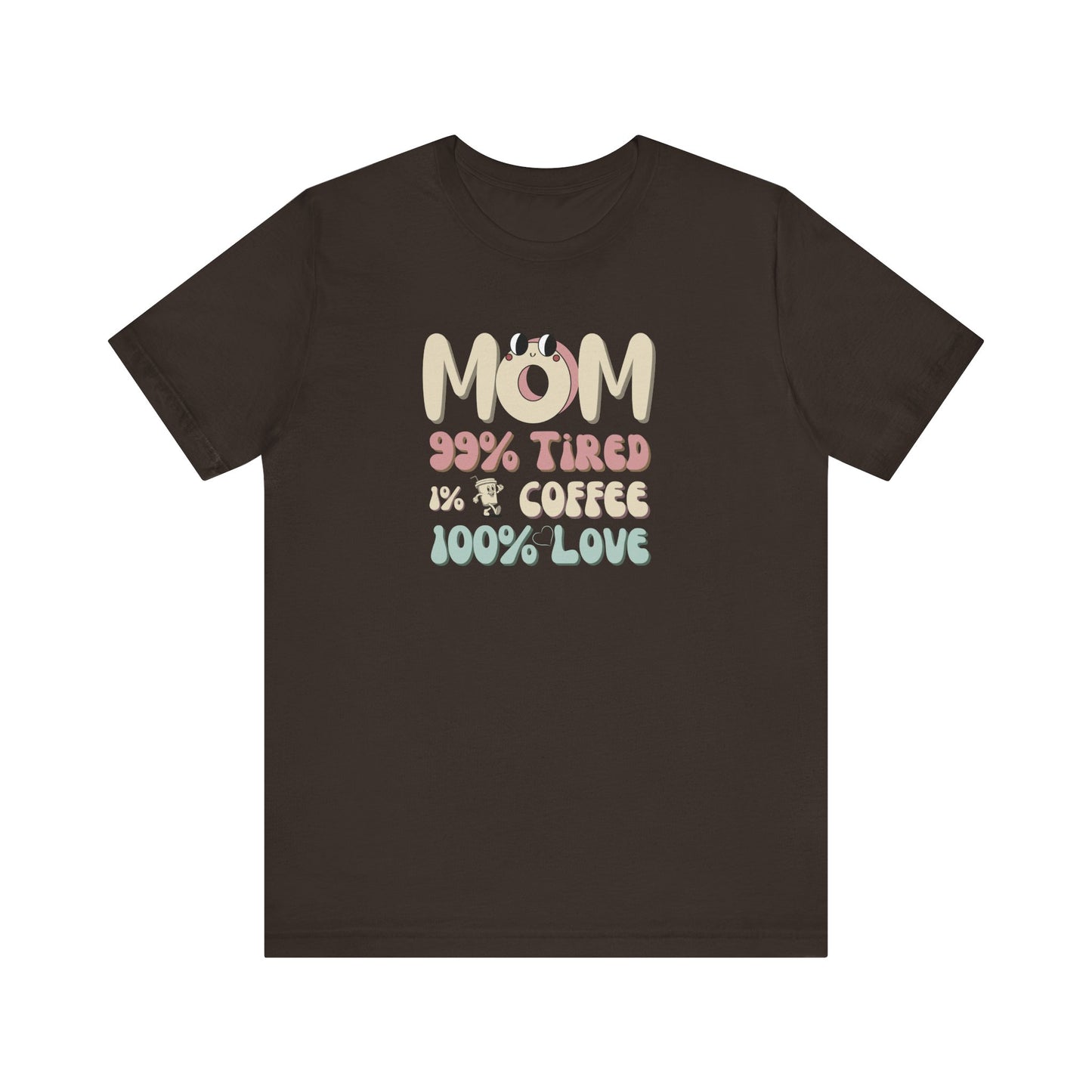 Funny mom t-shirt - Brown