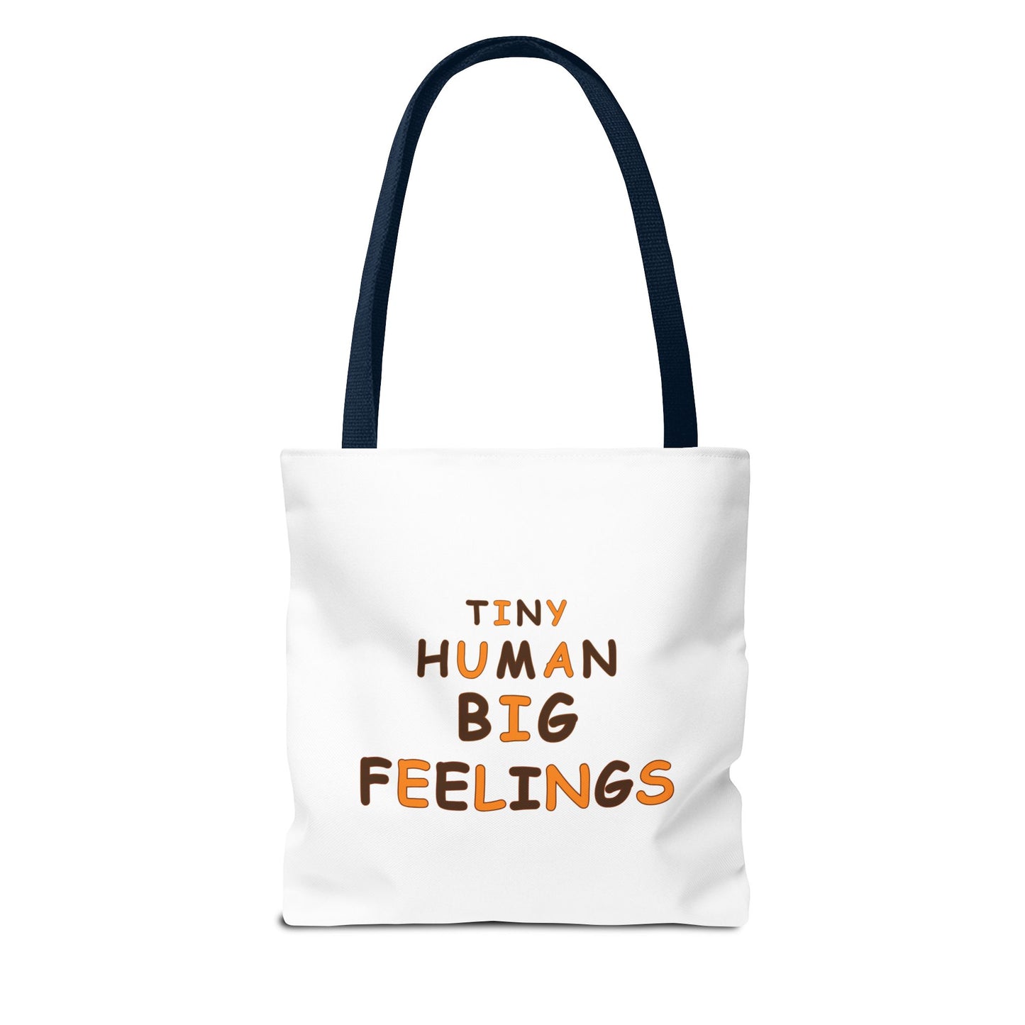 Teacher Tote Bag – Tiny Human Big Feelings Canvas Carryall