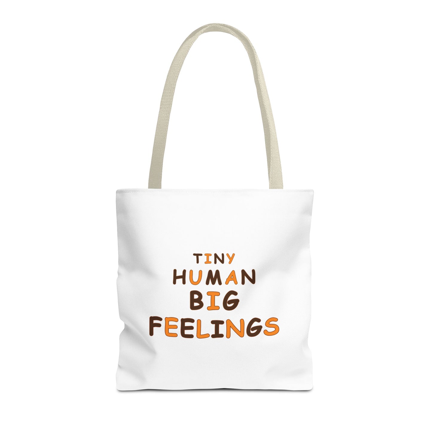 Teacher Tote Bag – Tiny Human Big Feelings Canvas Carryall