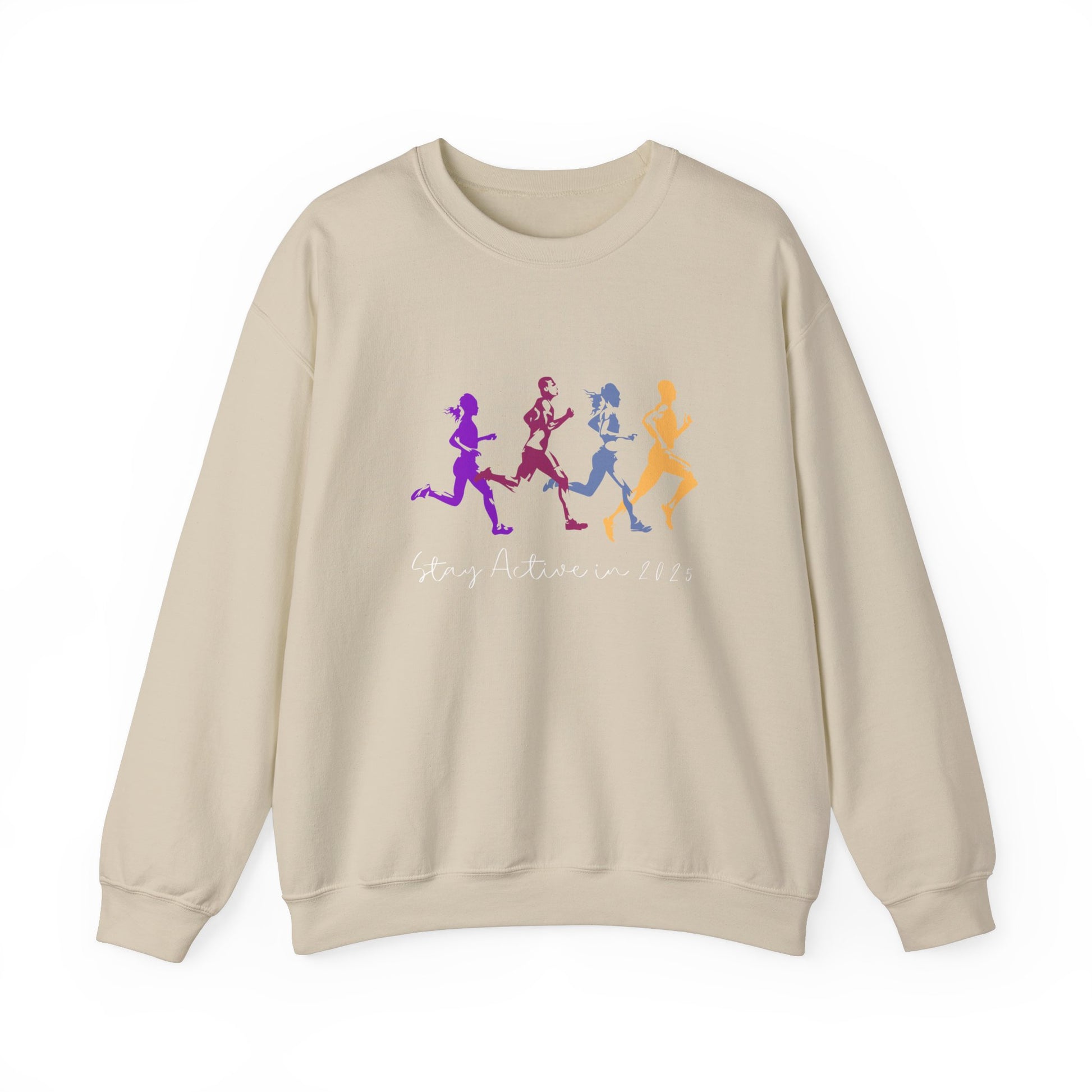 Stay Active in 2025 Sweatshirt - sand