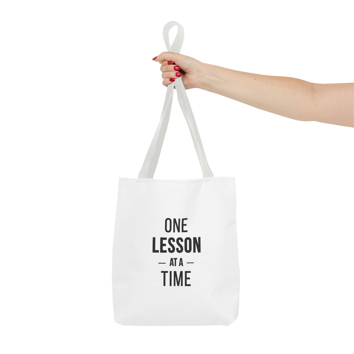 Teacher Gift Bags – One Lesson at a Time Inspirational Tote