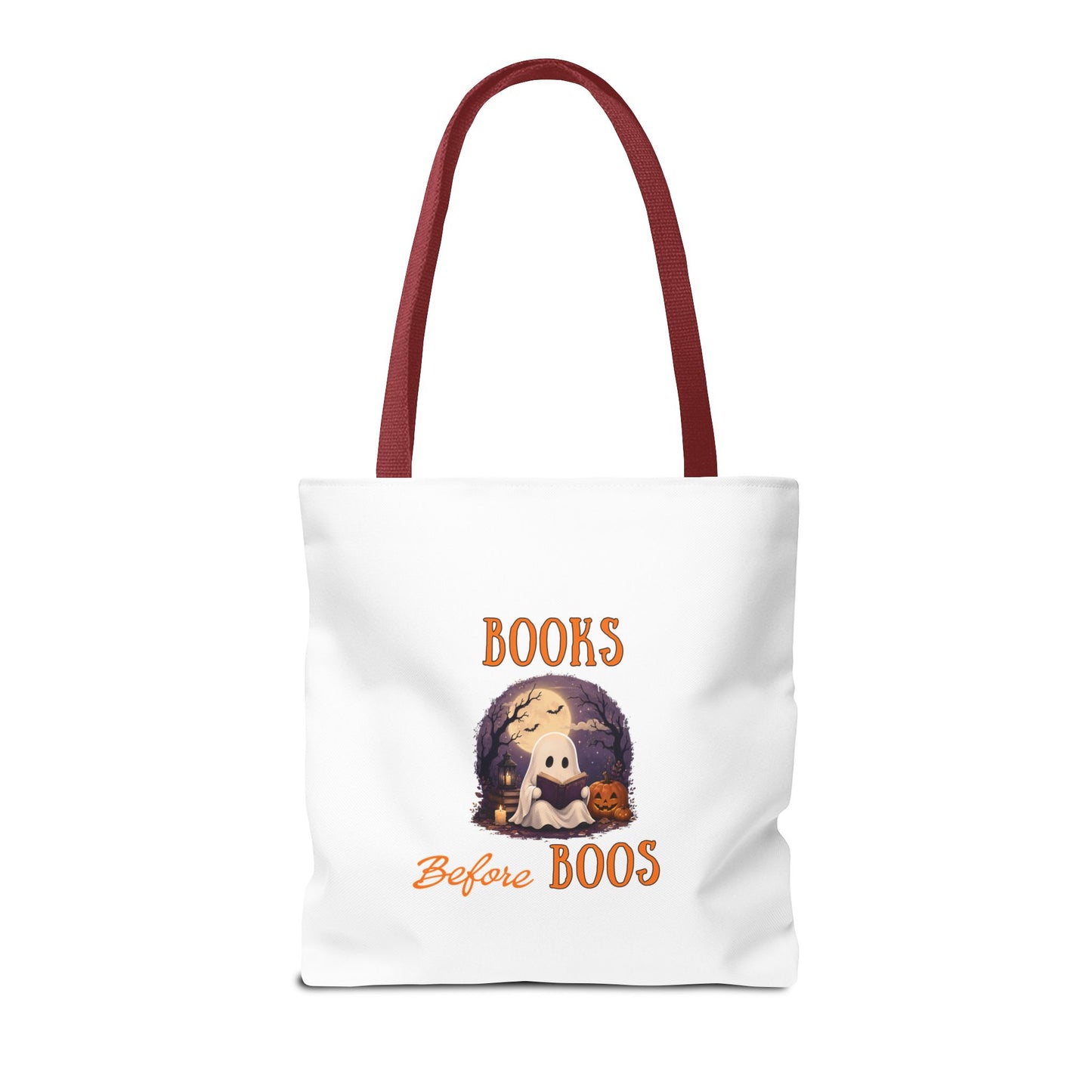 Halloween Tote Bag – Books Before Boos Book Lover Carryall