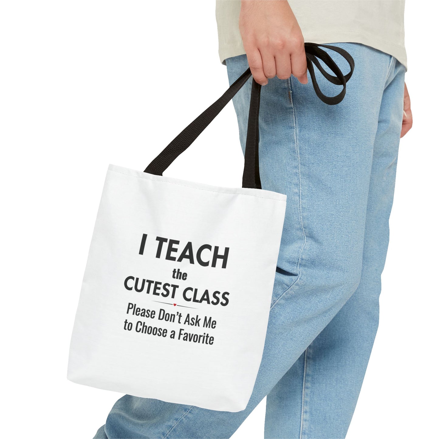 Teacher Canvas Bag – I Teach the Cutest Class Tote