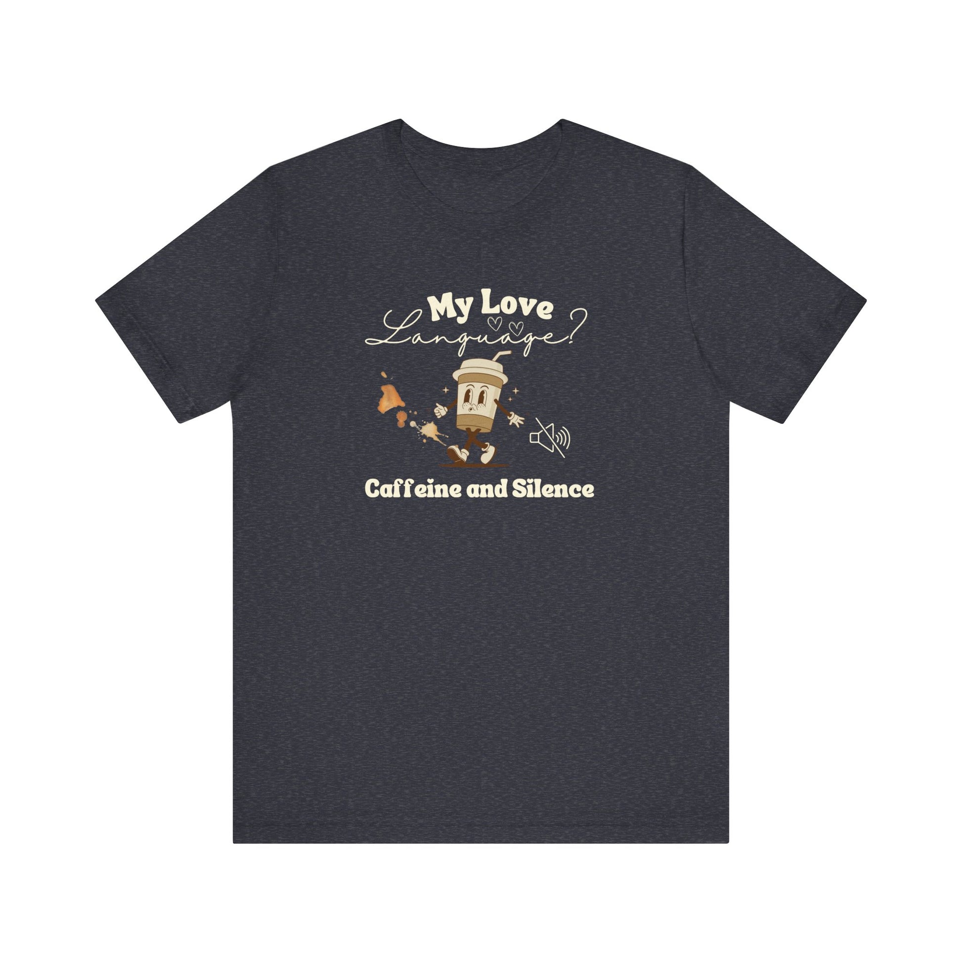 Funny coffee lover t-shirt - Heather navy