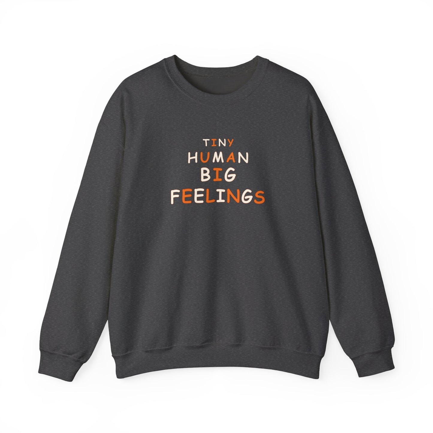 Teacher Sweatshirt – Tiny Human Big Feelings Pullover