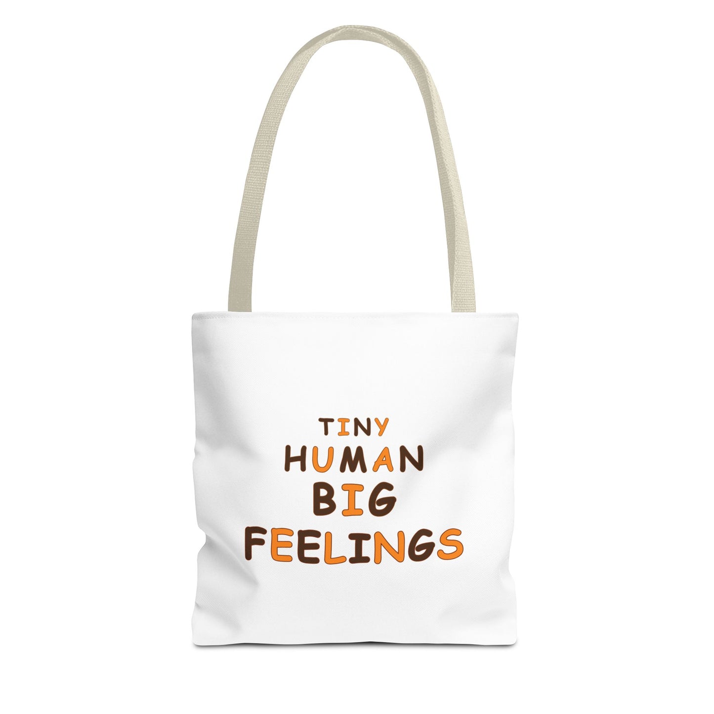 Teacher Tote Bag – Tiny Human Big Feelings Canvas Carryall