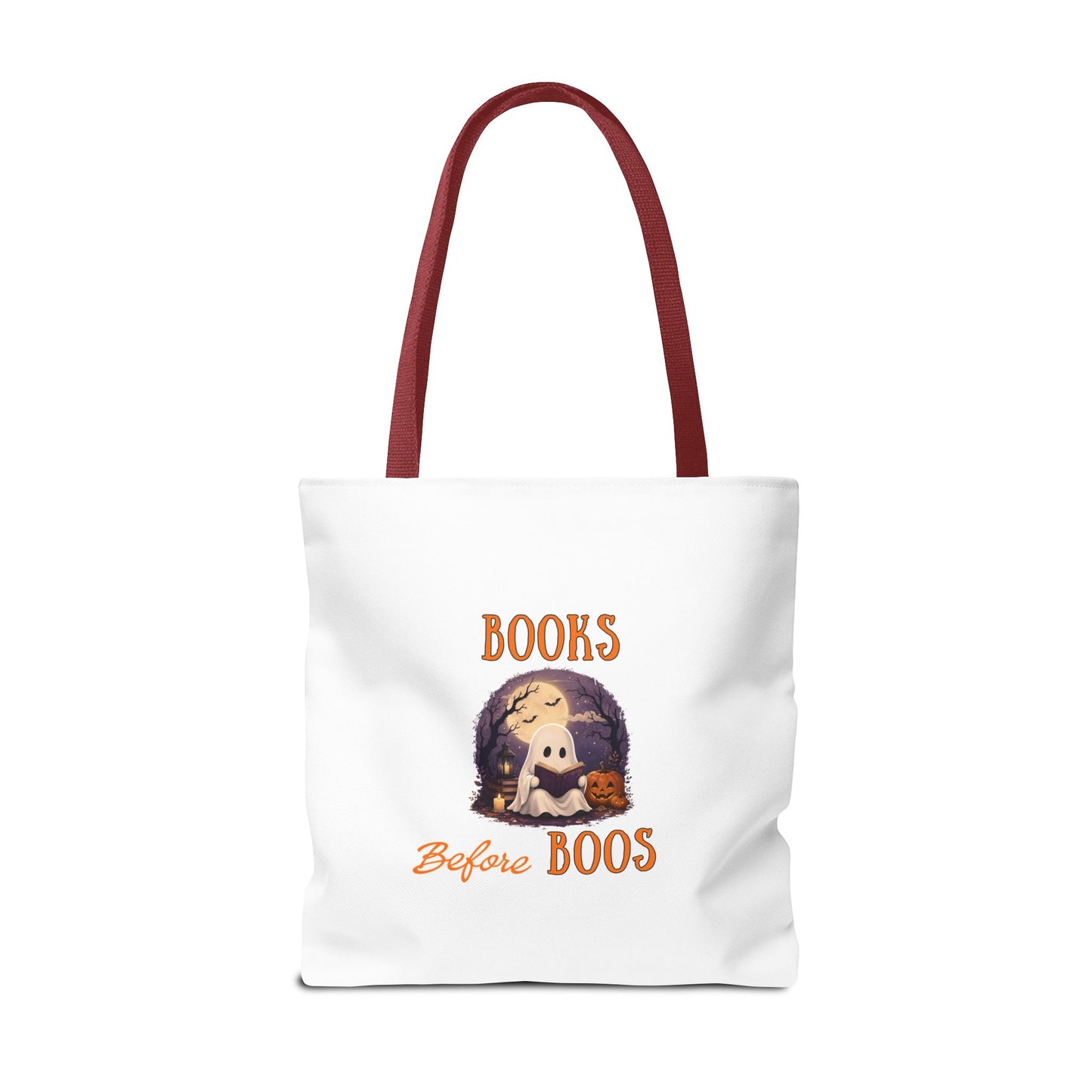 Halloween Tote Bag – Books Before Boos Book Lover Carryall