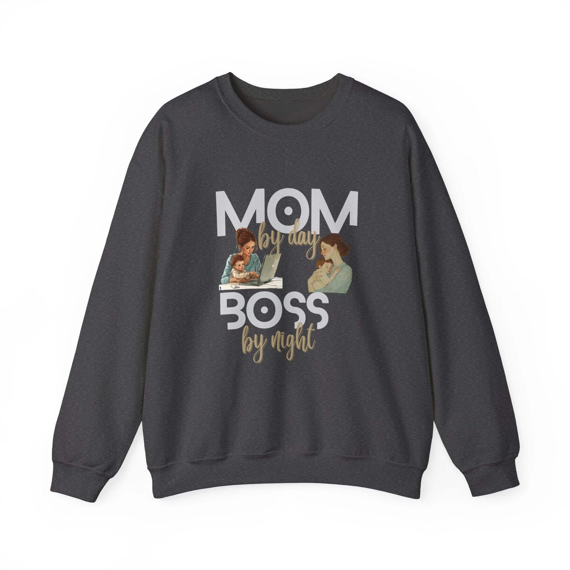 Cozy sweatshirt for moms - Dark heather