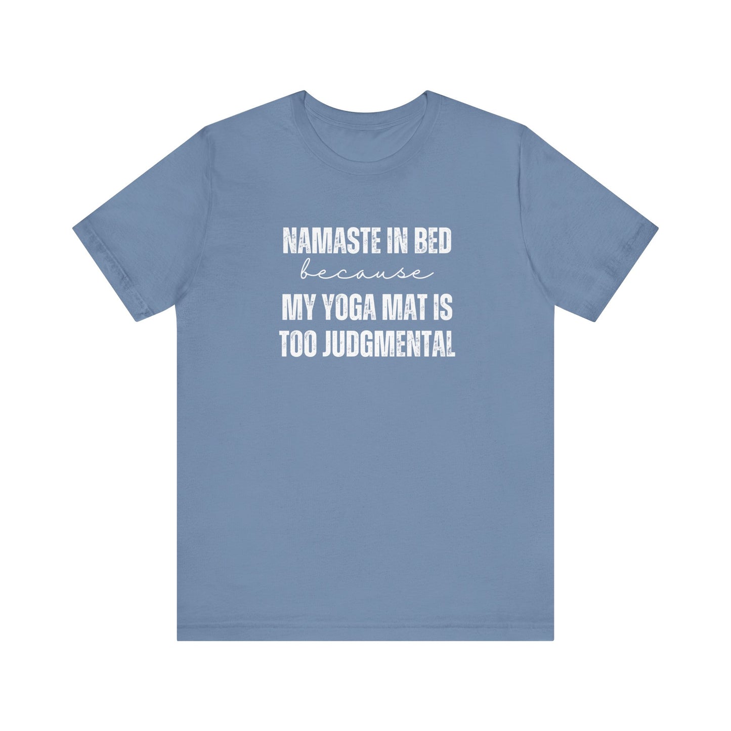Cozy Yoga T-shirt - Steel Blue