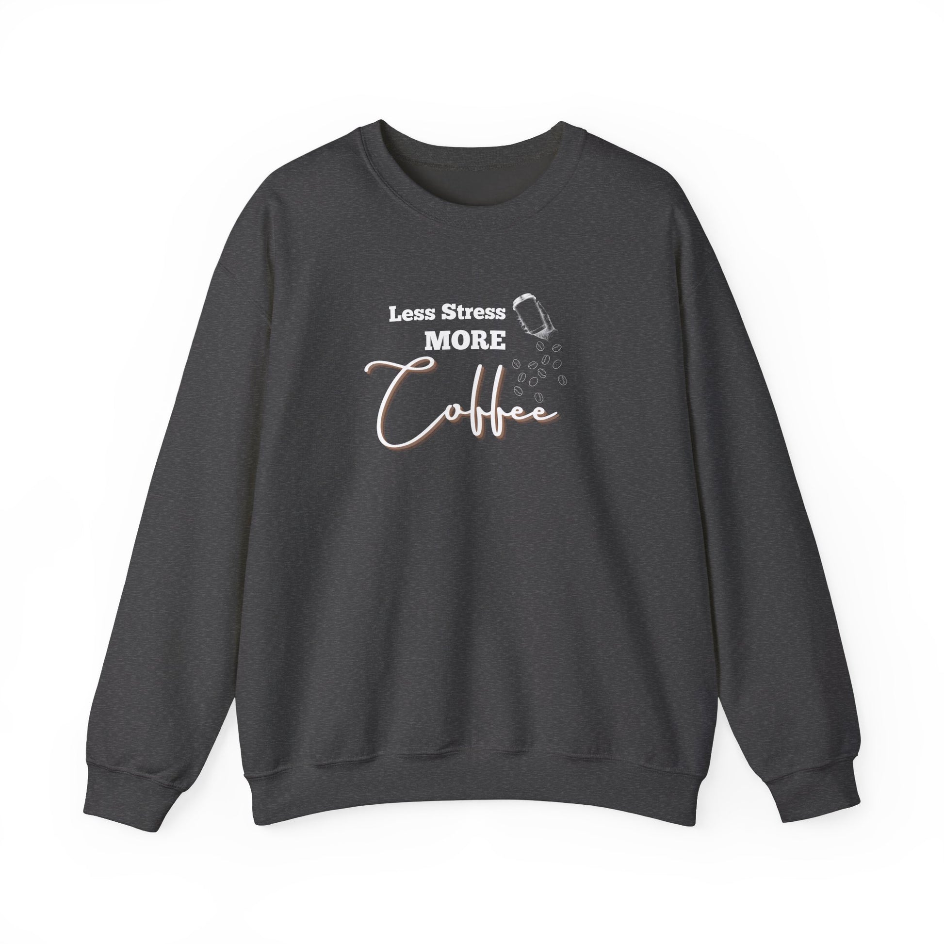 Relaxed coffee sweatshirt - Dark heather