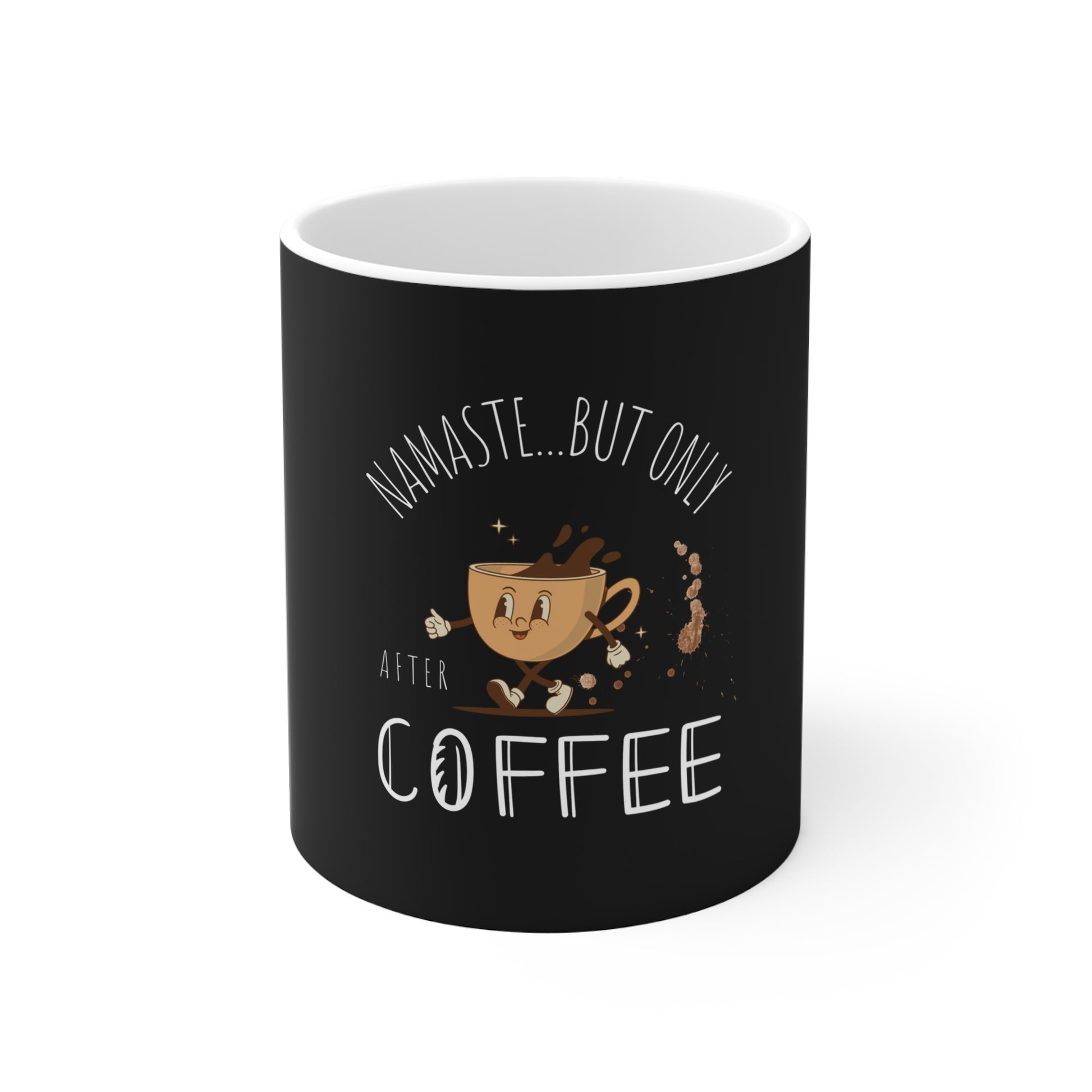 Funny mindful coffee mug - Closeup