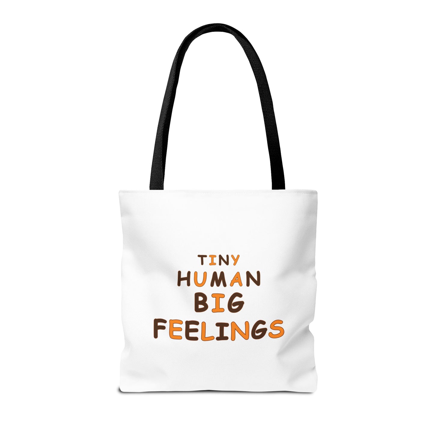 Teacher Tote Bag – Tiny Human Big Feelings Canvas Carryall