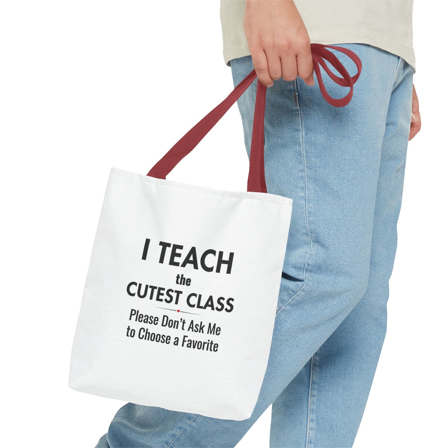 Teacher Canvas Bag – I Teach the Cutest Class Tote