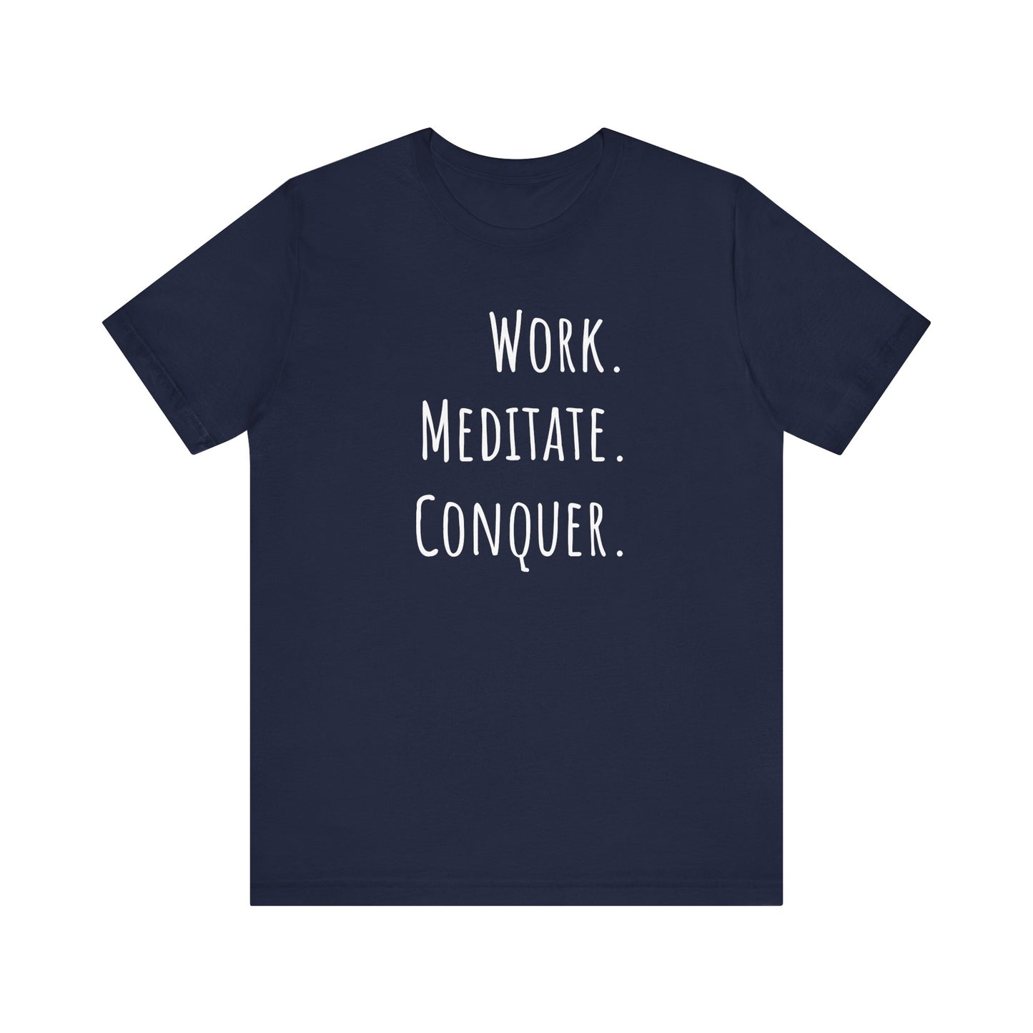 Motivational work mode t-shirt - navy