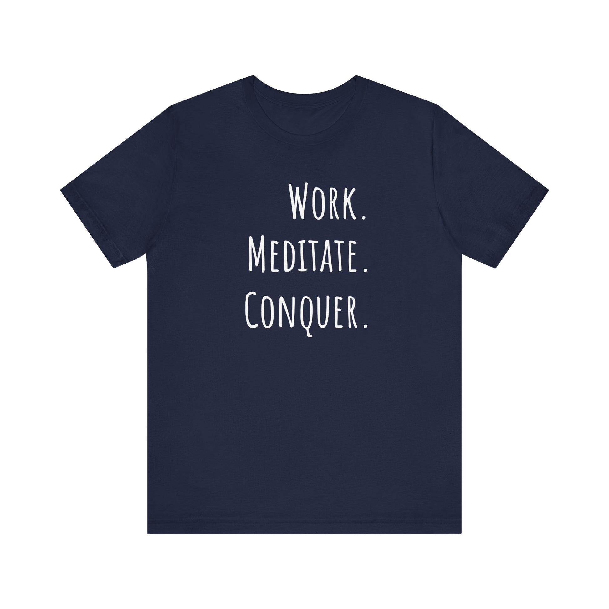 Motivational work mode t-shirt - navy