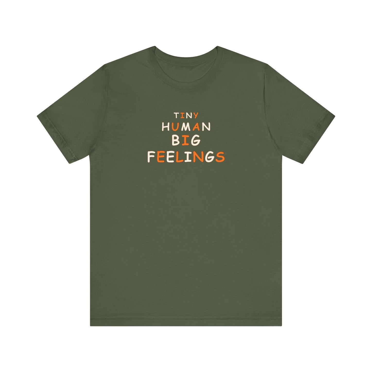 Teacher Shirt – Tiny Human Big Feelings Graphic Tee