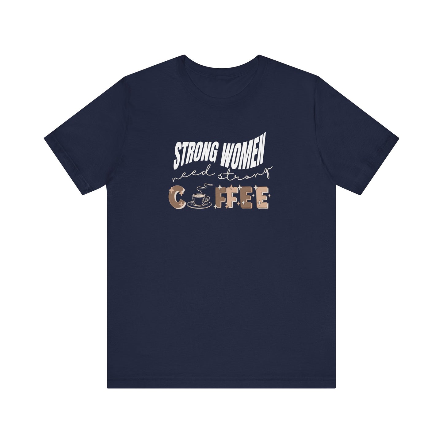 Funny coffee tshirt - navy