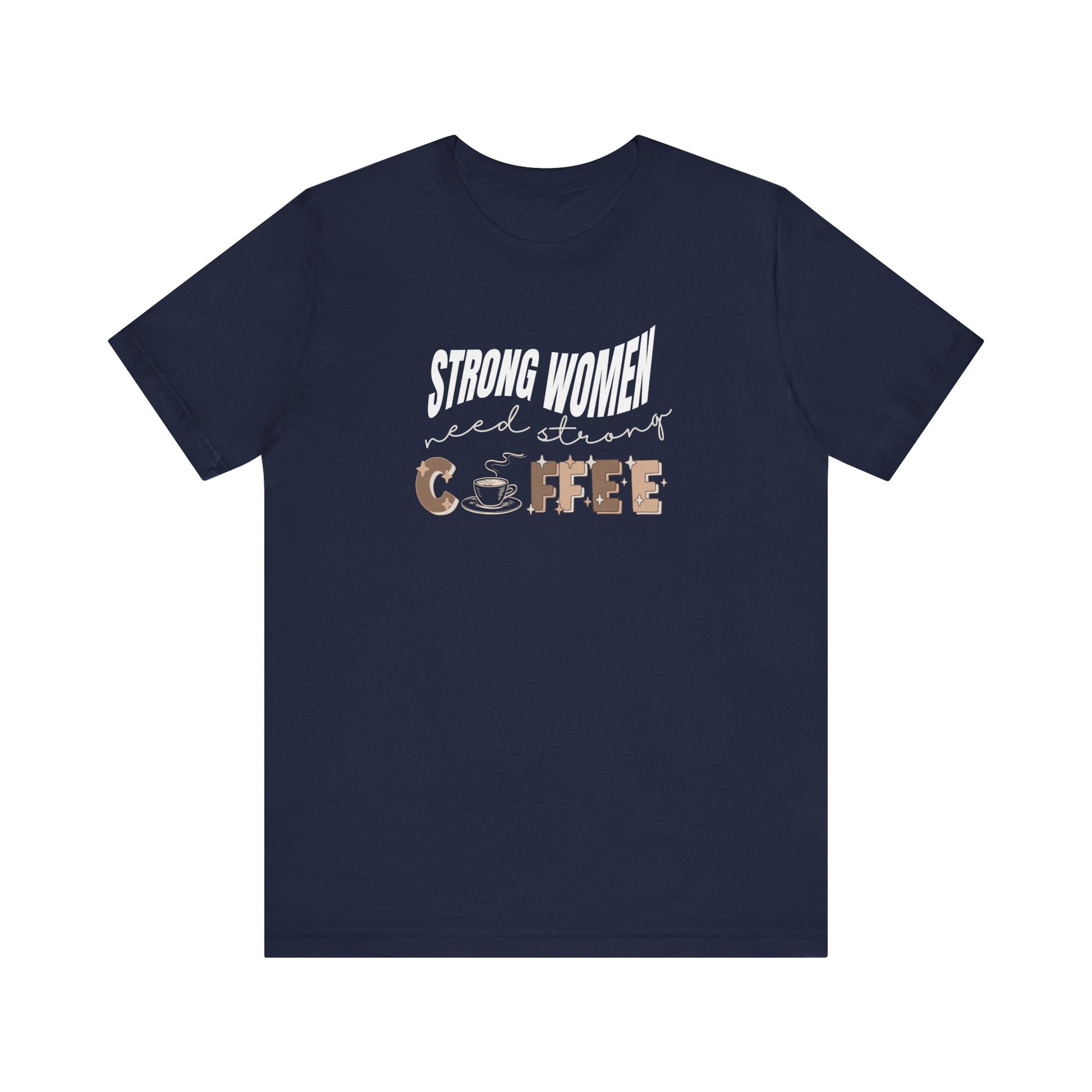 Funny coffee tshirt - navy
