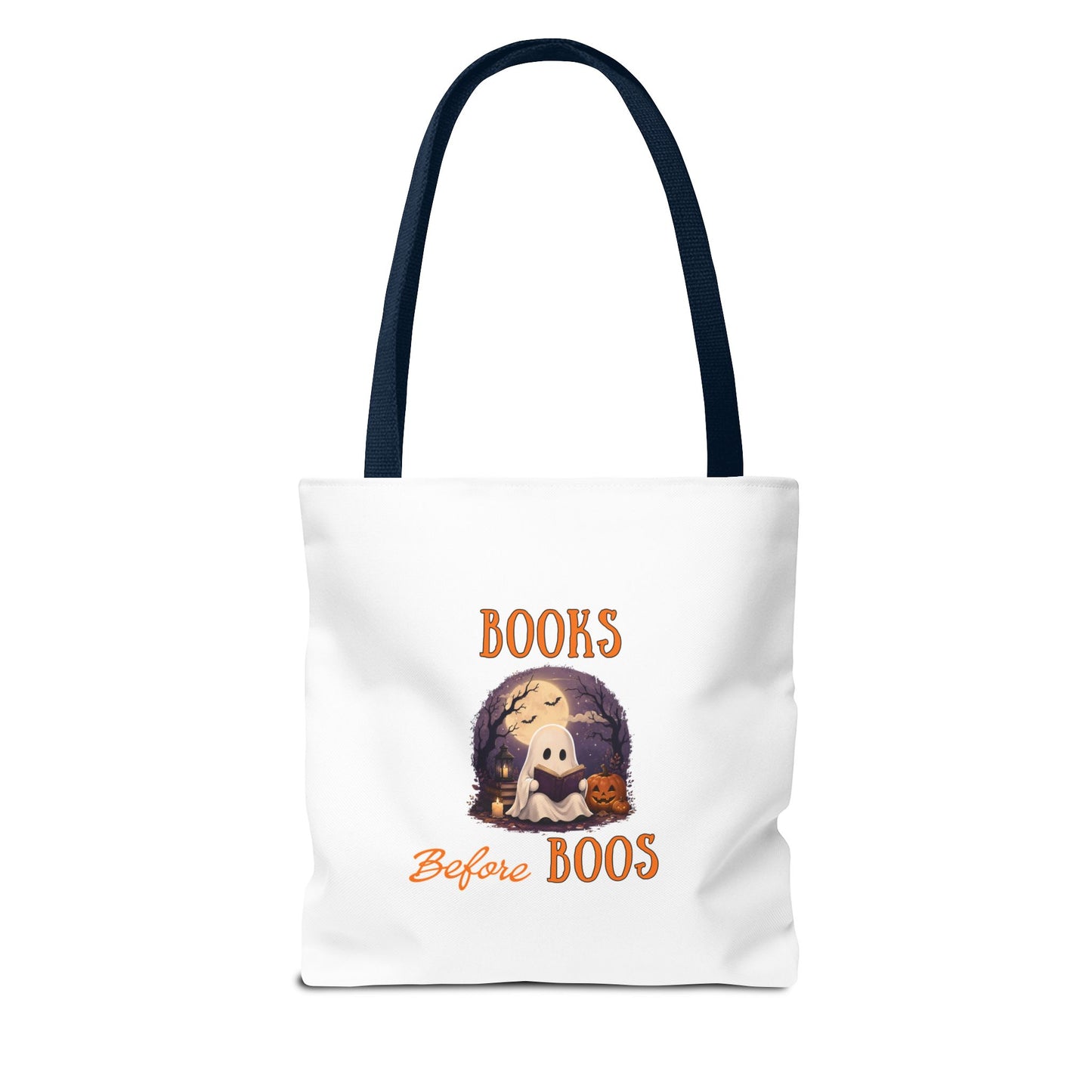 Halloween Tote Bag – Books Before Boos Book Lover Carryall
