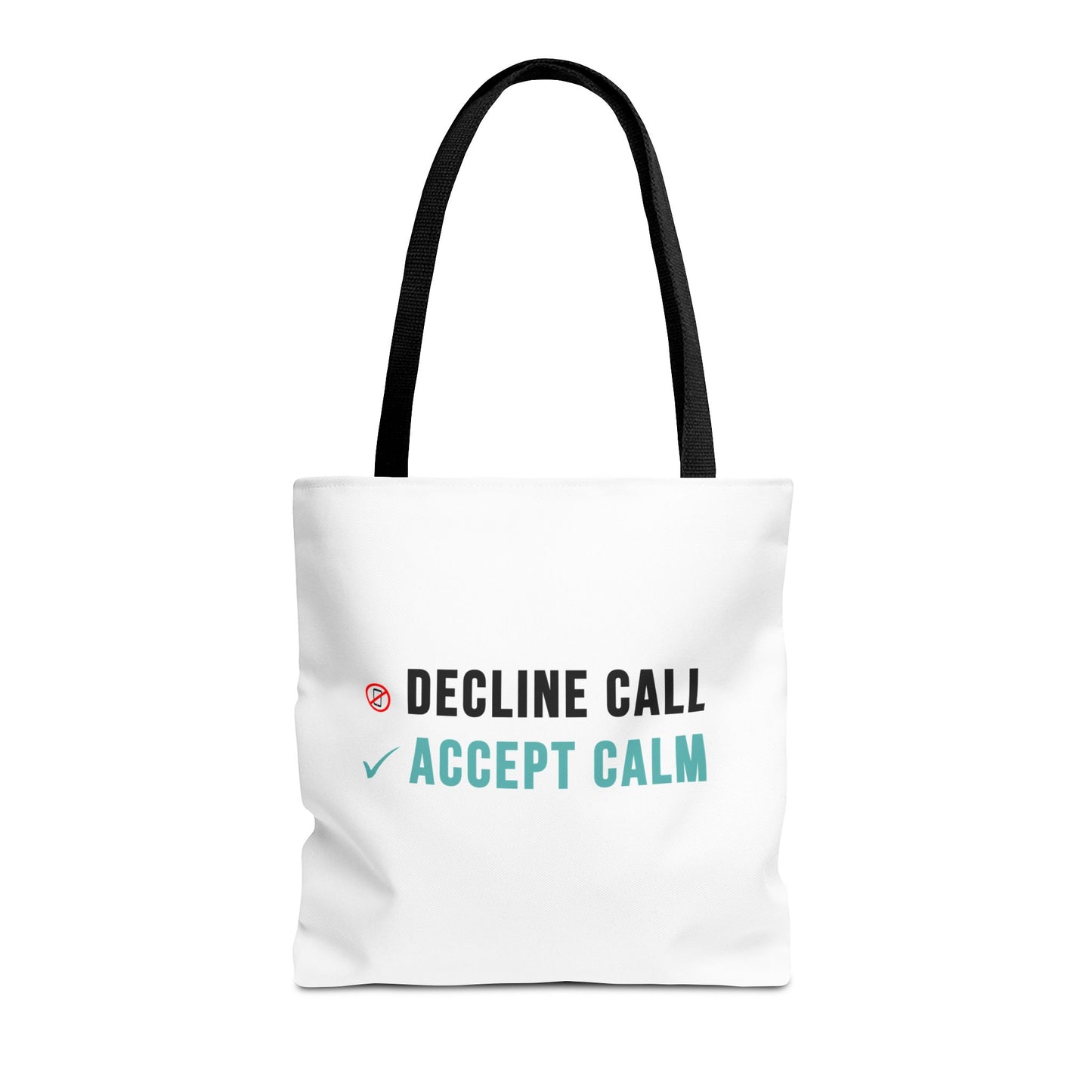 Wellness Tote Bag – Decline the Noise, Carry the Calm
