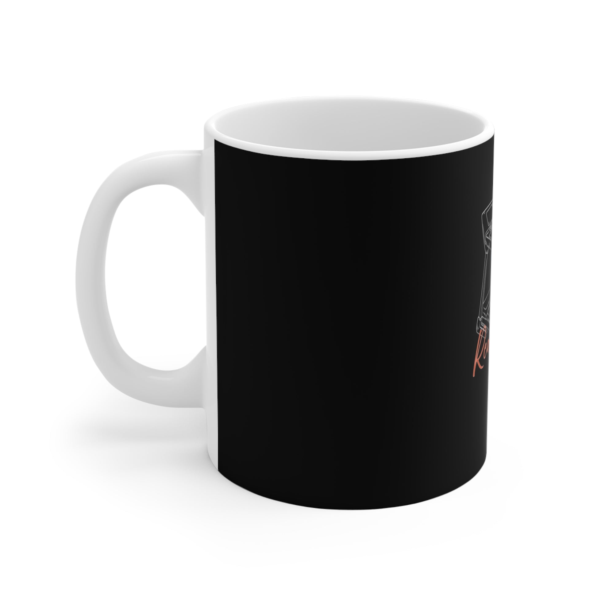 The left side of reading is my cardio mug