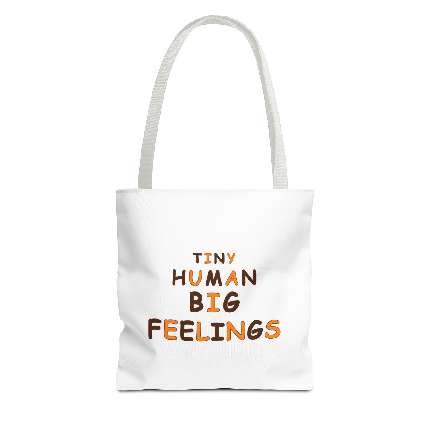 Teacher Tote Bag – Tiny Human Big Feelings Canvas Carryall
