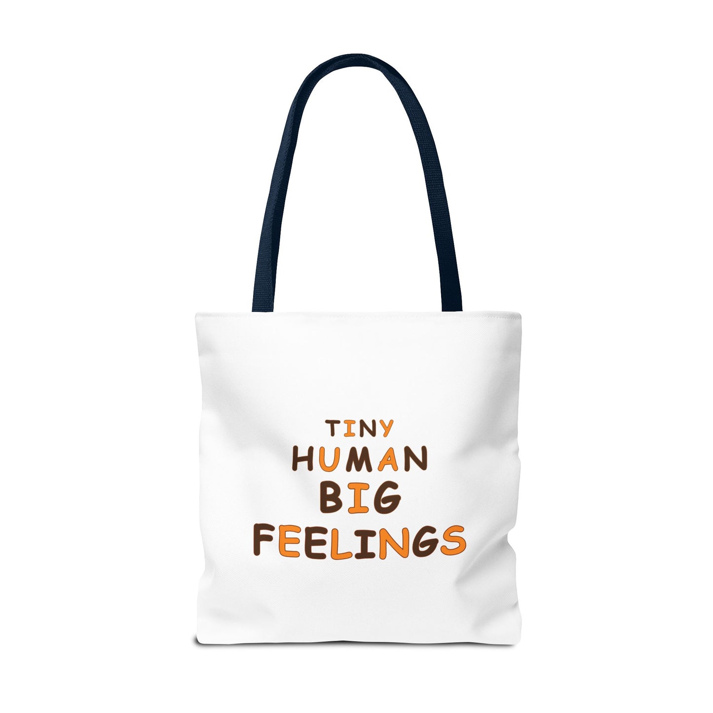 Teacher Tote Bag – Tiny Human Big Feelings Canvas Carryall